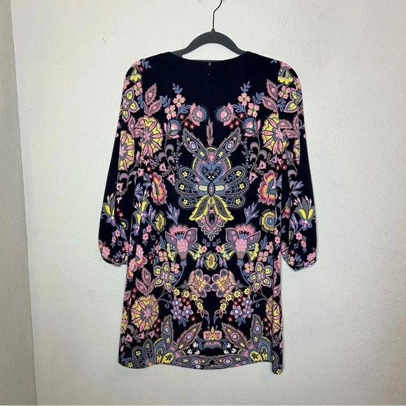 LOFT Long Sleeve Floral Dress XXSP - Picture 6 of 6